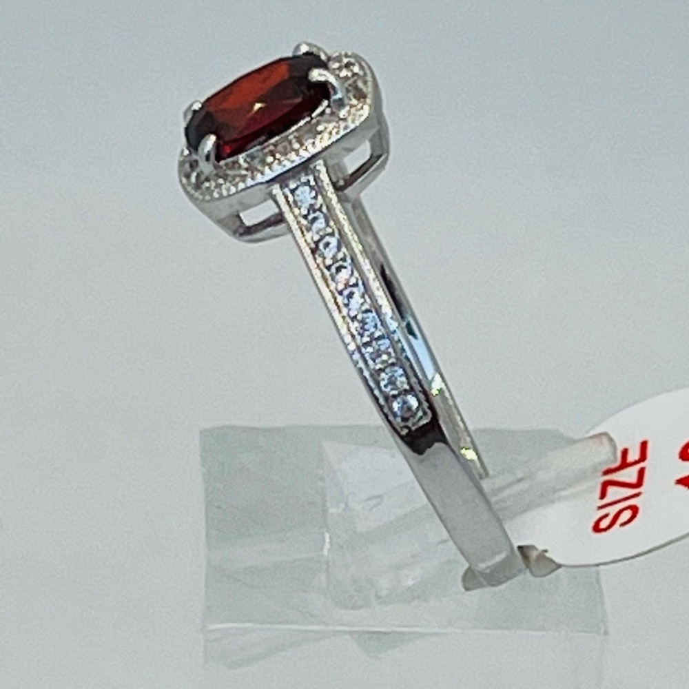 NWT RETRO RING BOMB PARTY RING RUBY RBP2155 SIZE 10 - Picture 4 of 9